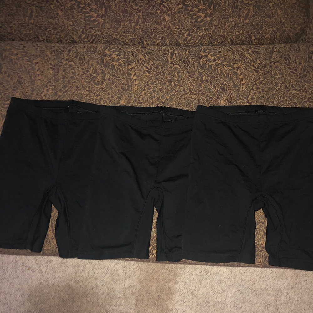 Black bike shorts (3pk)